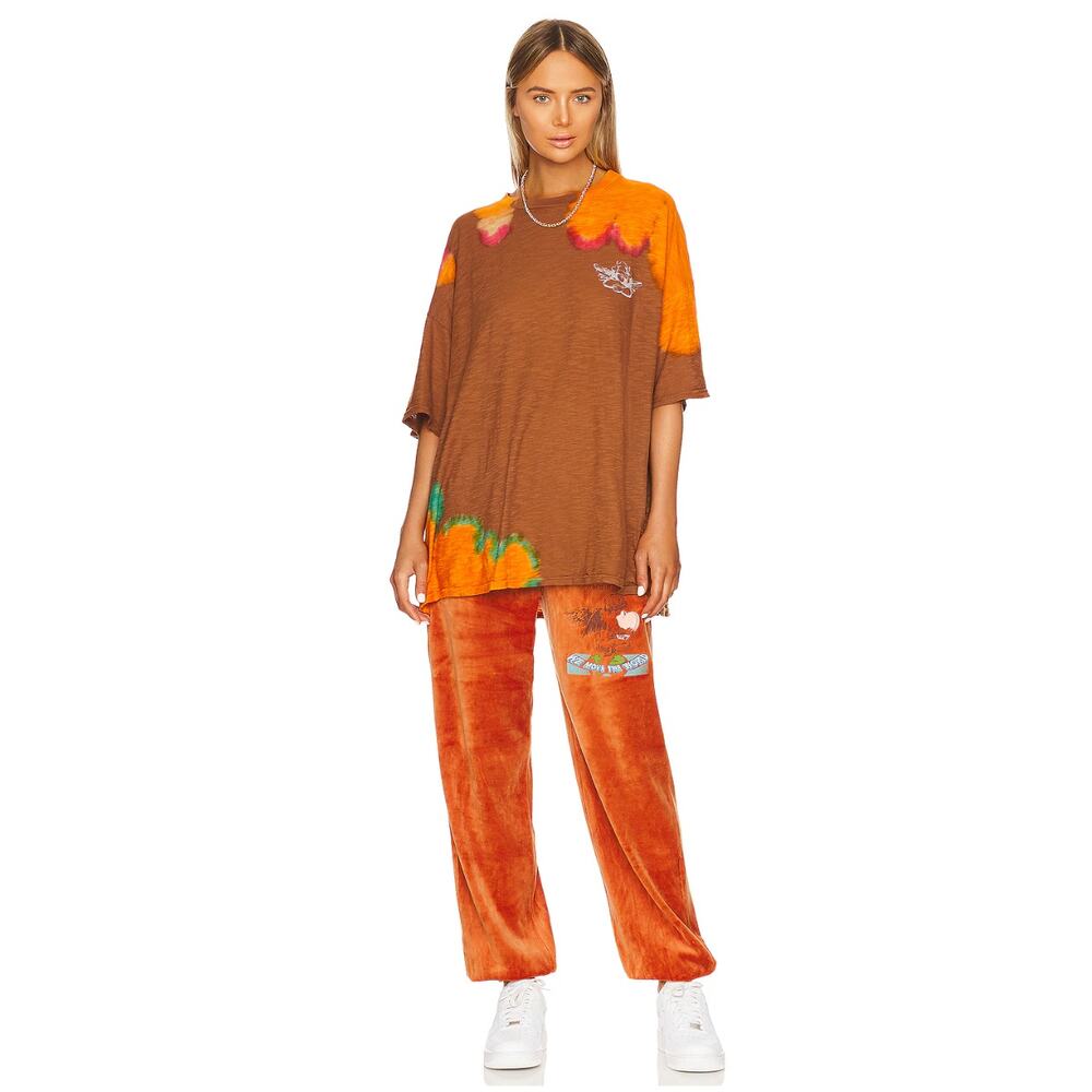 Boys Lie Burnt Orange Terry‎ Jogger Gone Viral Sweatpants